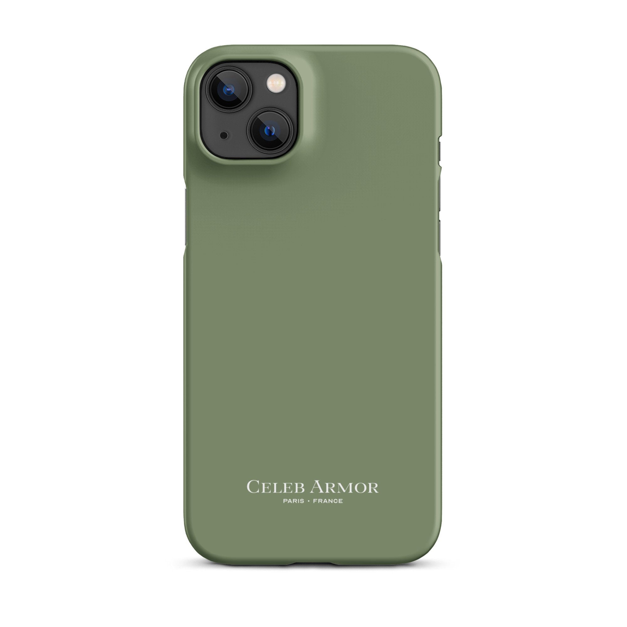 Green Camouflage Snap case for iPhone® - iphone-14-plus